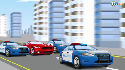 Carros de Carreras es Rojo infantiles | Carritos para niños - Caricatura de carros