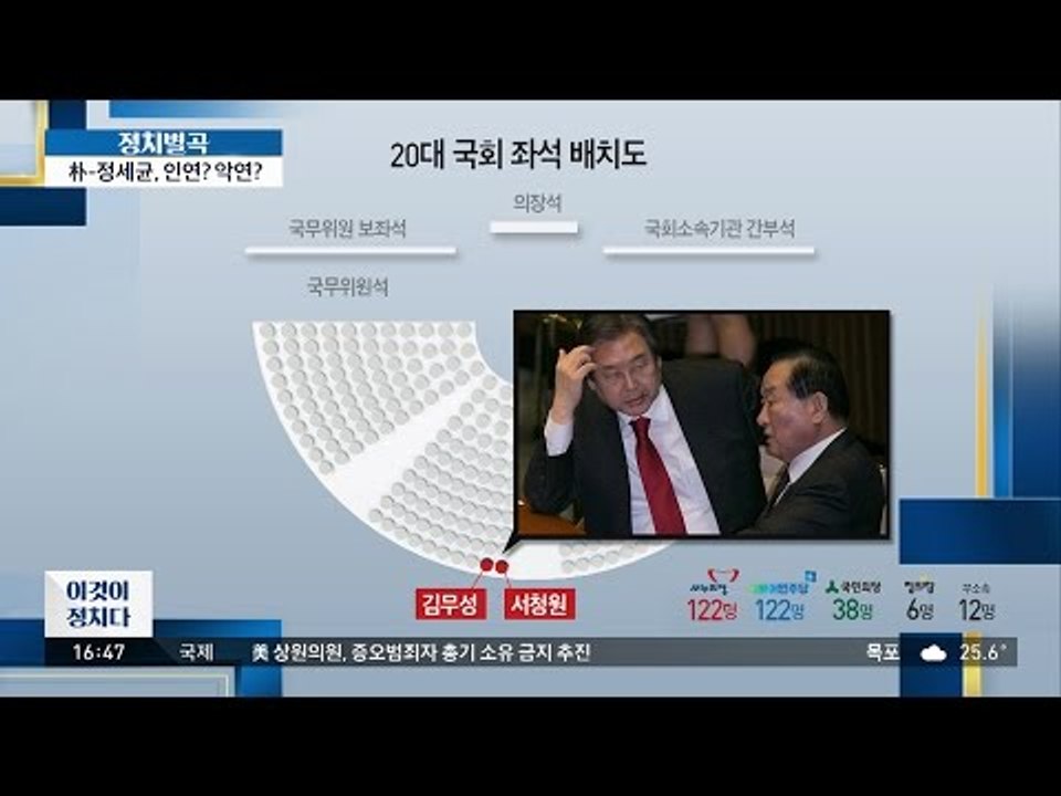 김무성-서청원, 불편한 짝꿍? [이것이 정치다] 17회 20160614