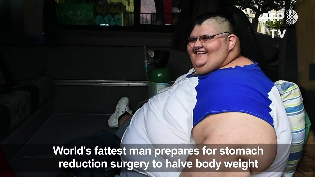 Fattest man in the world prepares for surgery in Mexico