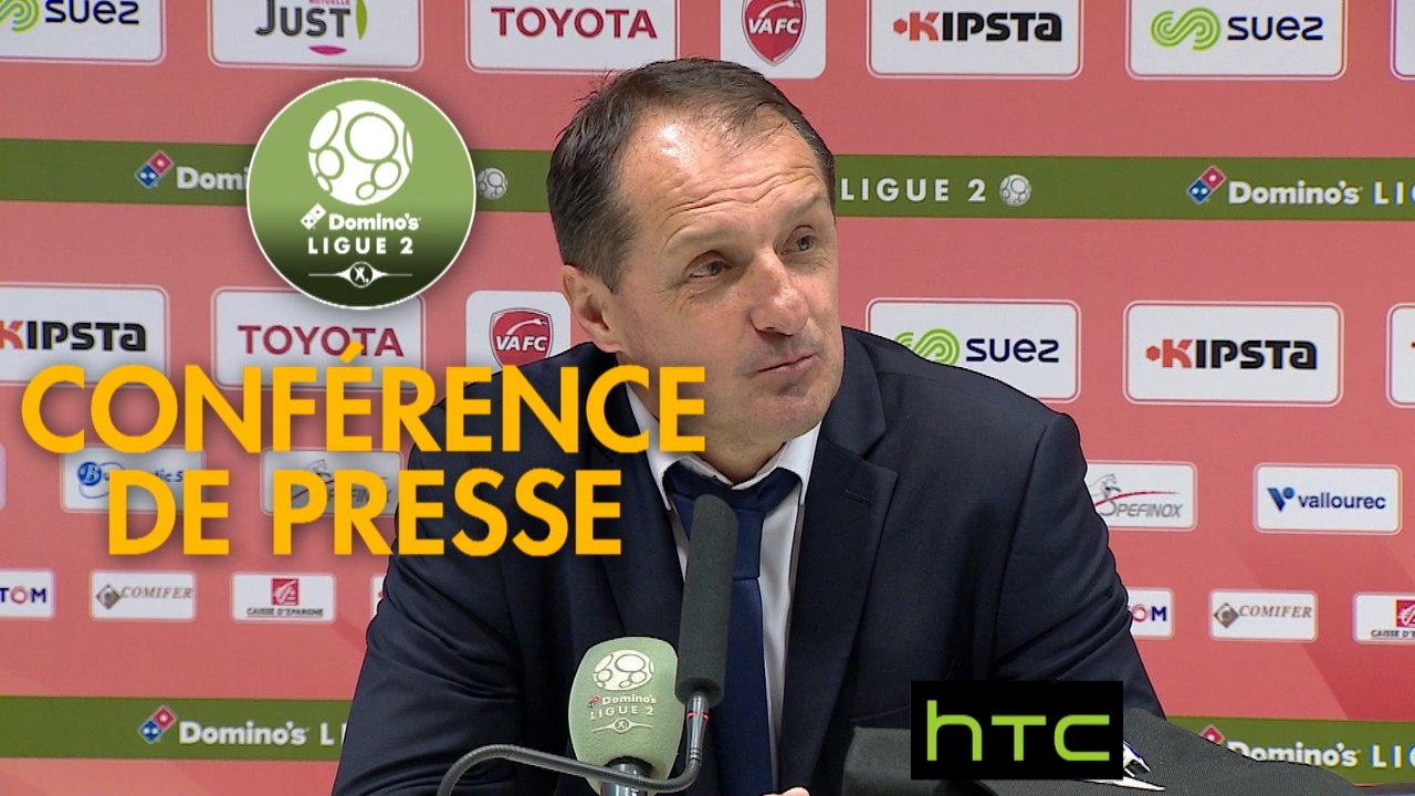 Conférence de presse Valenciennes FC - Red Star  FC (0-0) : Faruk HADZIBEGIC (VAFC) - Claude ROBIN (RED) - 2016/2017
