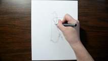 3D Drawing of Cupid - Trick Art on Line Paper Illusion-5czbwjK