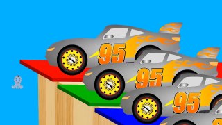 Learn Colors for Children with Lightning McQueen Cars - Educational Video _ Color Liquids Cars Toys-gn9VH
