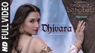 Dhivara Full Video Song -- Baahubali (Telugu) -- Prabhas, Tamannaah, Rana, Anushka -- Bahubali