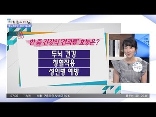 견과류의 효능과 적절한 섭취량은? [광화문의 아침] 251회 20160613