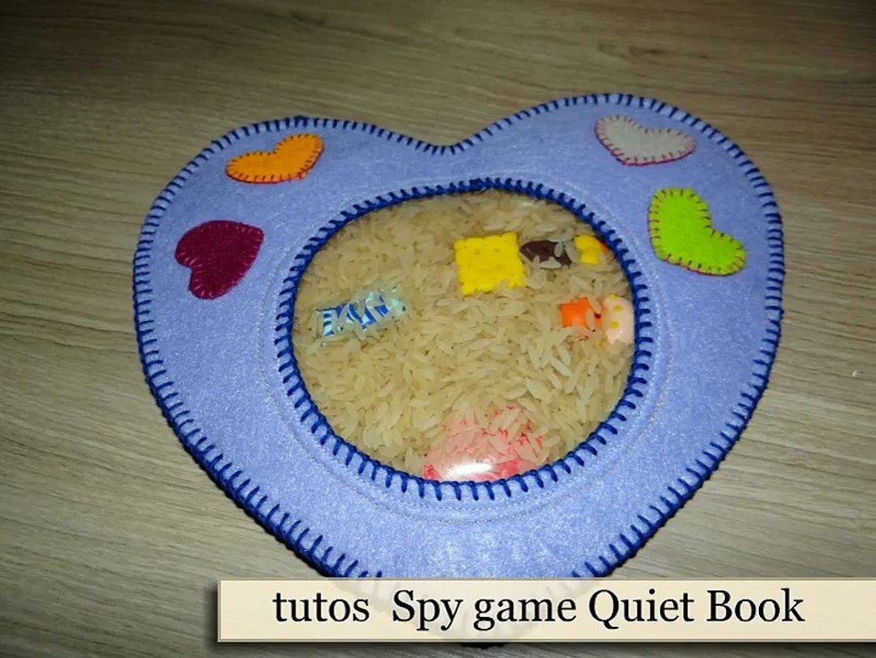 cours de couture / tuto / DIY spy game quiet book