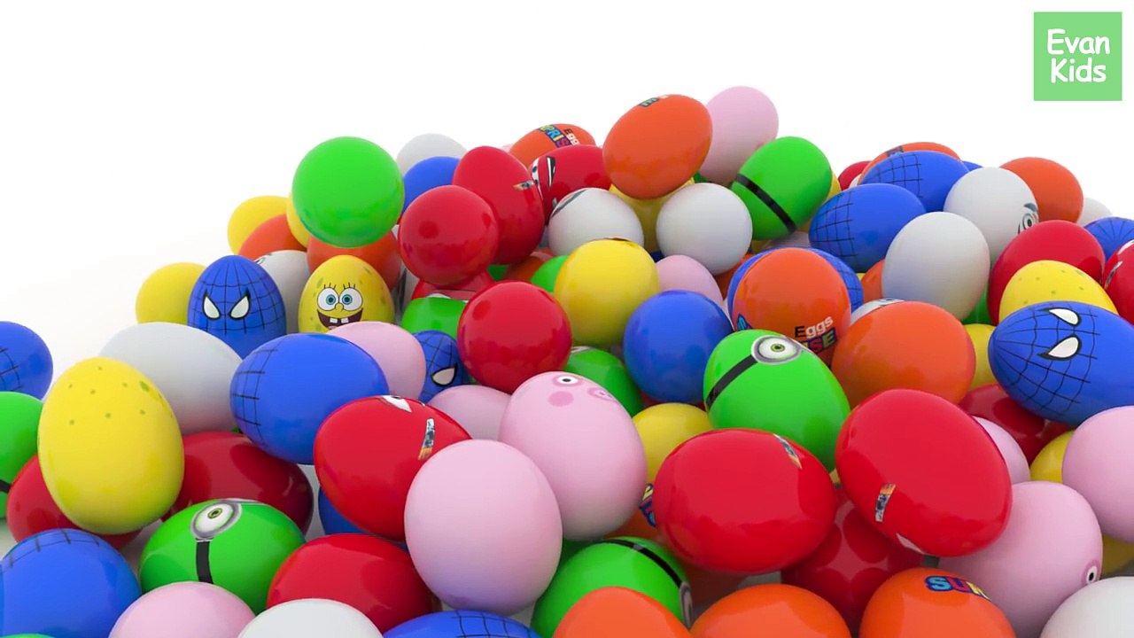 Surprise Eggs - Learn Colors for Kids Children Toddlers EvanKids