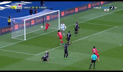 Lucas Goal PSG 1-0 Bastia - 06.05.2017