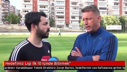 Hedefimiz Ligi Ilk 10 Içinde Bitirmek"
