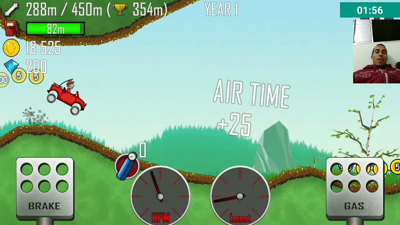 O MELHOR JOGO JA FEITO PARA ANDROID hill climb racing (vida de boy)
