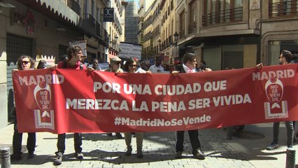 Colectivos sociales contra "la venta" de Madrid