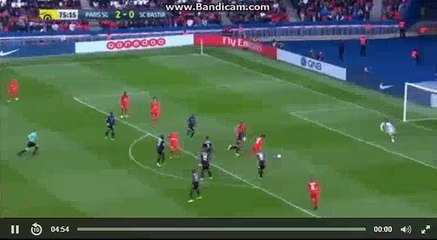 Edinson Cavani But HD - Paris SG 3-0 Bastia - 06.05.2017