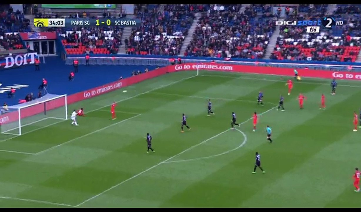 Marco Verratti Goal HD - PSG 2-0 Bastia - 06.05.2017