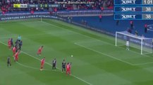 Edinson Cavani Missed Penalty - PSG 3-0 Bastia  06.05.2017