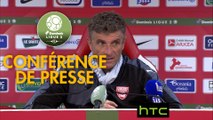 Conférence de presse Stade Brestois 29 - Nîmes Olympique (2-3) : Jean-Marc FURLAN (BREST) - Bernard BLAQUART (NIMES) - 2016/2017