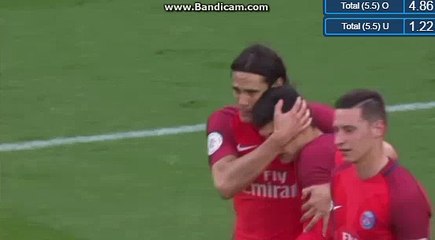 Edinson Cavani Goal HD- PSG 5-0 Bastia 06.05.2017