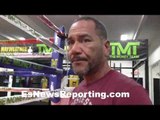 Great lesson by trainer at Mayweather Boxing club with Thomas Hill TMT -  EsNews Boxing