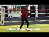 Ava Knight at Mayweather Club Floyd watched her train - EsNews Boxing