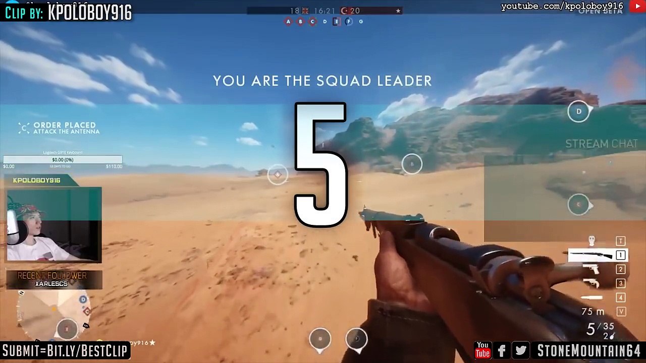 TOP 8 Battlefield 1 Funniest REACTIONS