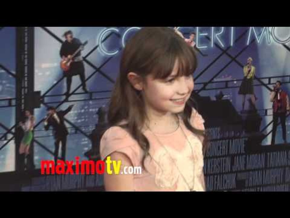 Mackenzie Aladjem Attends "GLEE THE 3D CONCERT MOVIE" Premiere