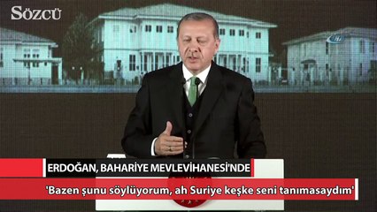 Erdoğan Suriye keşke seni tanımasaydım