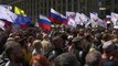Russian opposition activists rally in Moscow
