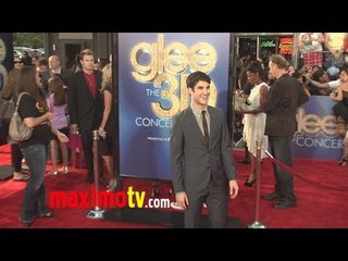 Darren Criss Attends "GLEE THE 3D CONCERT MOVIE" Premiere