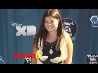 Madison De La Garza at "Phineas and Ferb: Across the 2nd Dimension" Premiere