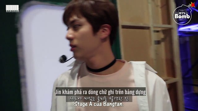 [Vietsub][BANGTAN BOMB] Jin's Q&A time @ M countdown comeback stage of 'Spring Day' [BTS Team]