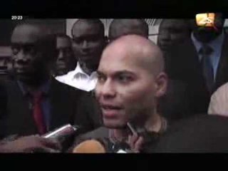 Jt français du 12 avril 2012 Karim Wade passe le témoin à son successeur