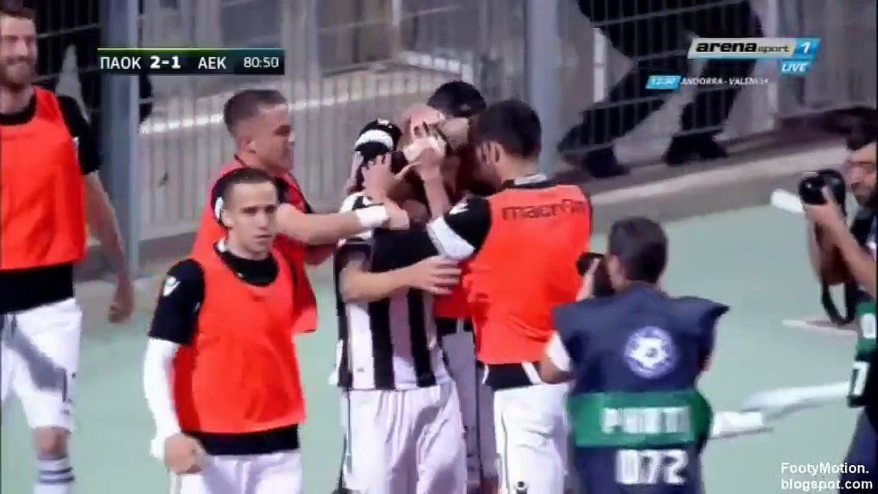 2-1 Το γκολ του Πέδρο Ενρίκε - ΠΑΟΚ 2-1 ΑΕΚ - Τελικός Κυπέλλου - 06.05.2017