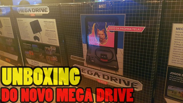 UNBOXING DO NOVO MEGA DRIVE