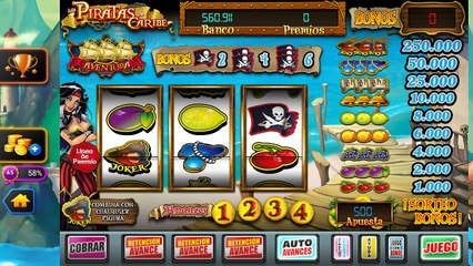 TRAGAPERRAS PIRATAS DEL CARIBE