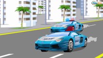 Emergency Cars Cartoons for children - The Police Car - Kids Cartoon about Cop Cars Part 2