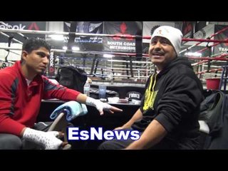 robert and mikey garcia on bernard hopkins last fight and ramatic end EsNews Boxing