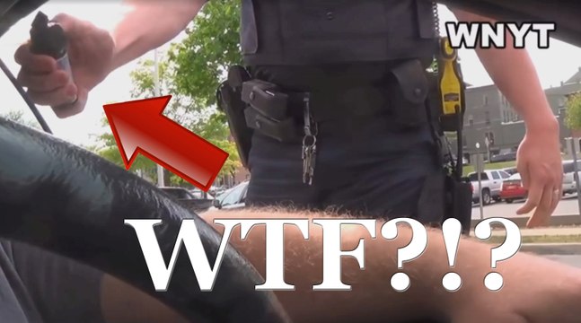 Man Pepper Sprayed And Arrested For Giving Cop The Finger