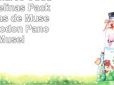 Rayas y Lunares  CuddleBug Muselinas Pack de 4  Mantas de Muselina de Algodón  Paños de