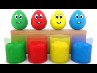 Learn Colors with Surprise Eggs 3D for Kids Toddlers - Learning Video For Kids