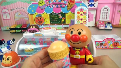 Ice cream shop and Baby doll AnpanMan toys play