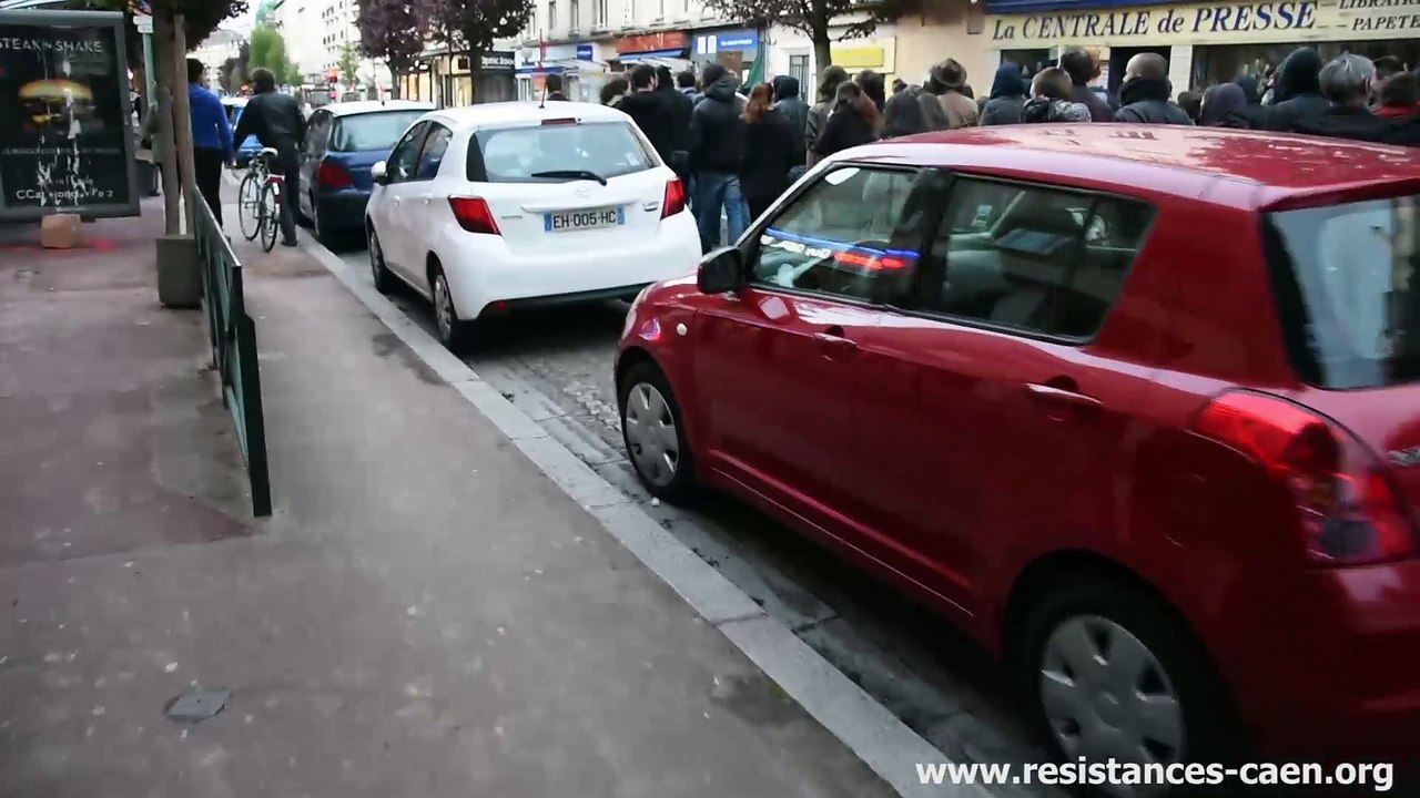 Manif Ni Le Pen ni Macron à Caen le 7 mai 2017