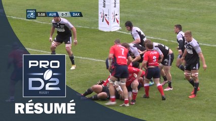PRO D2 - Résumé Aurillac-Dax: 54-19 - J30 - Saison 2016/2017