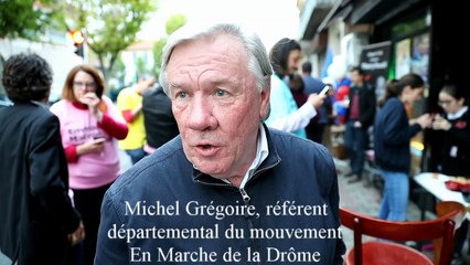 Michel Grégoire (En Marche) réagit à l'élection d'Emmanuel Macron