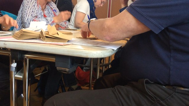 Dépouillement du second tour de l'élection présidentielle