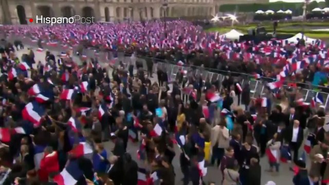 Macrón logró la presidencia de Francia con 65% de los votos