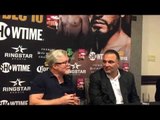 Freddie Roach - MAYWEATHER MET PACQUIAO TO TALK REMATCH  - esnews boxing