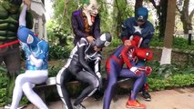 (2)_McQueen Crash Spiderman!!! Superheroes fun Joker Hulk Venom Disney cars Children Action Movies