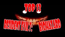 TOP 13 MELHORES MOMENTOS - Resident Evil 7: Biohazard
