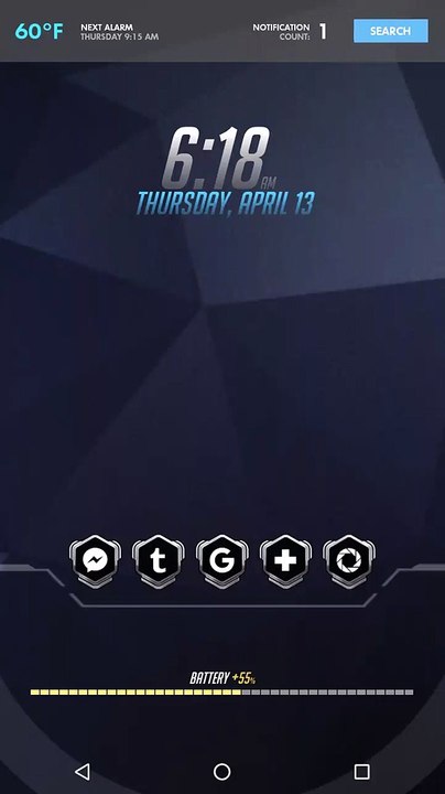 Overwatch: Custom Overwatch-themed Home Screen