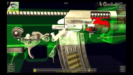 How Does The AK-47 Work - 3D Animation Model