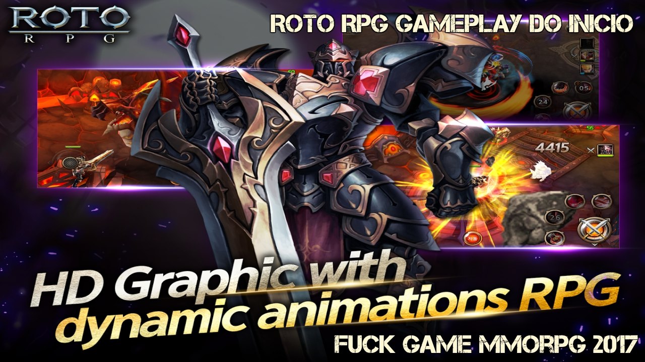 ROTO RPG Gameplay do Inicio