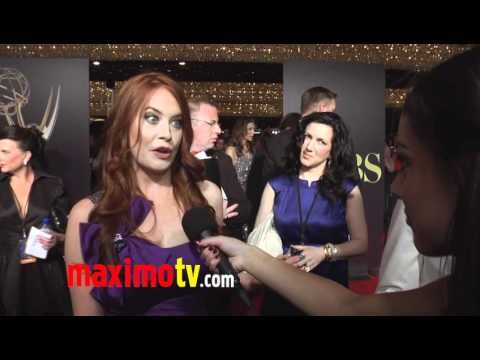 Melissa Archer Interview at 38th Annual Daytime EMMY Awards Arrivals
